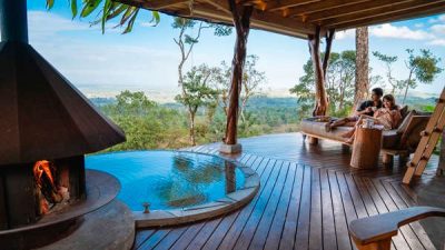 Origins Lodge couple all terrace w pool