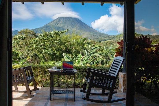 View from our rooms Arenal Manoa